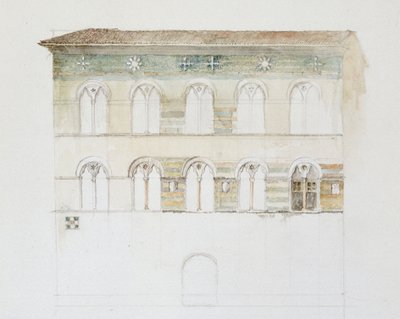 Der Palazzo Gambacorti, Pisa, 27. - 30. April 1872 von John Ruskin